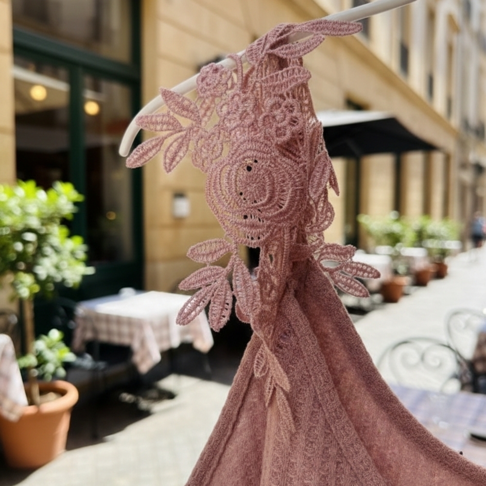 SHEIN Emery Rose Floral Lace Waffle Knit Tank XL (NWOT) - Picture 3 of 9